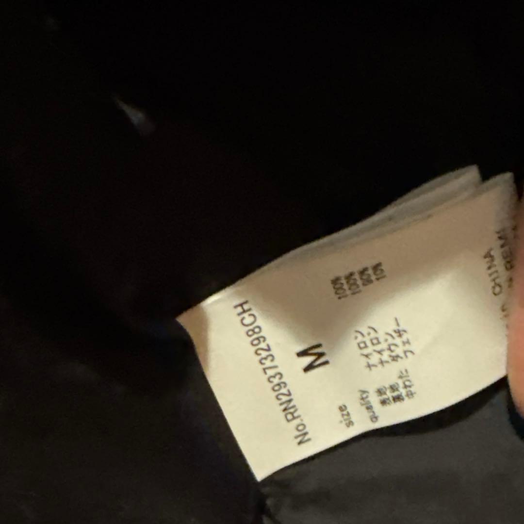 【REMI RELIEF】別注ショートダウン　ブラック