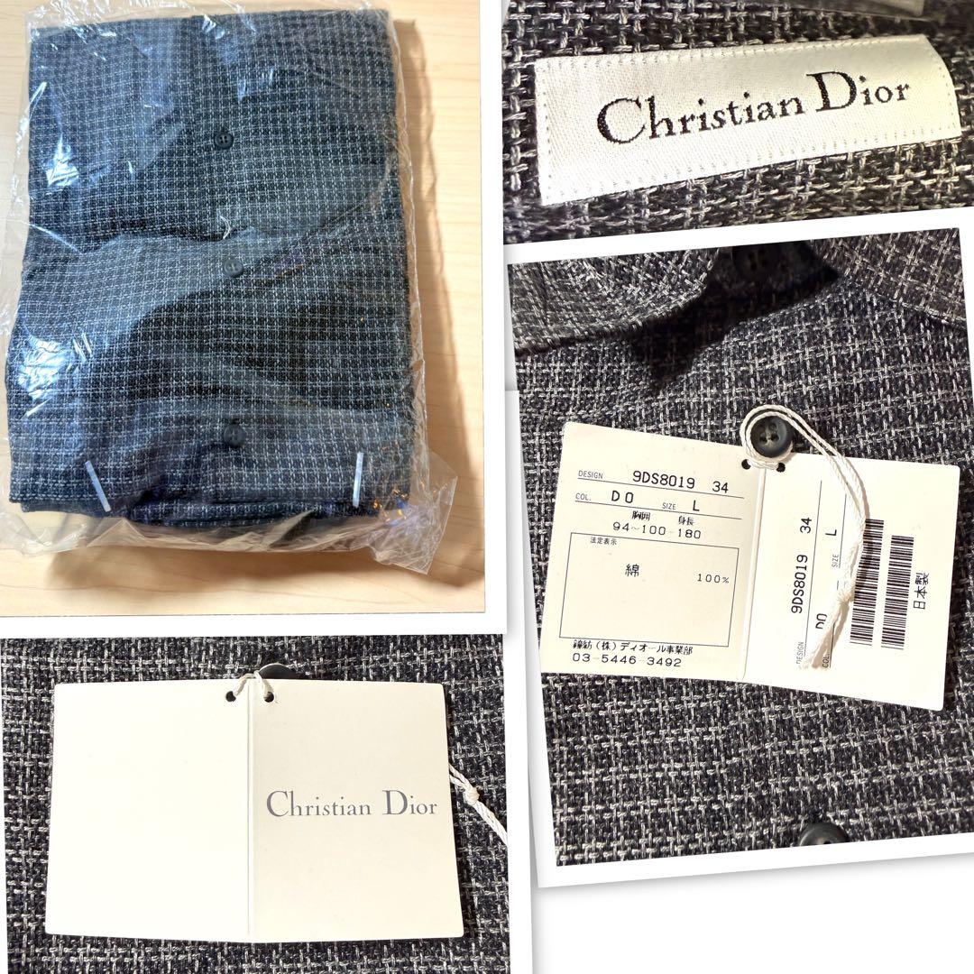 未使用 メンズ ディオール Dior 秋冬シャツ サイズL 9枚 90s