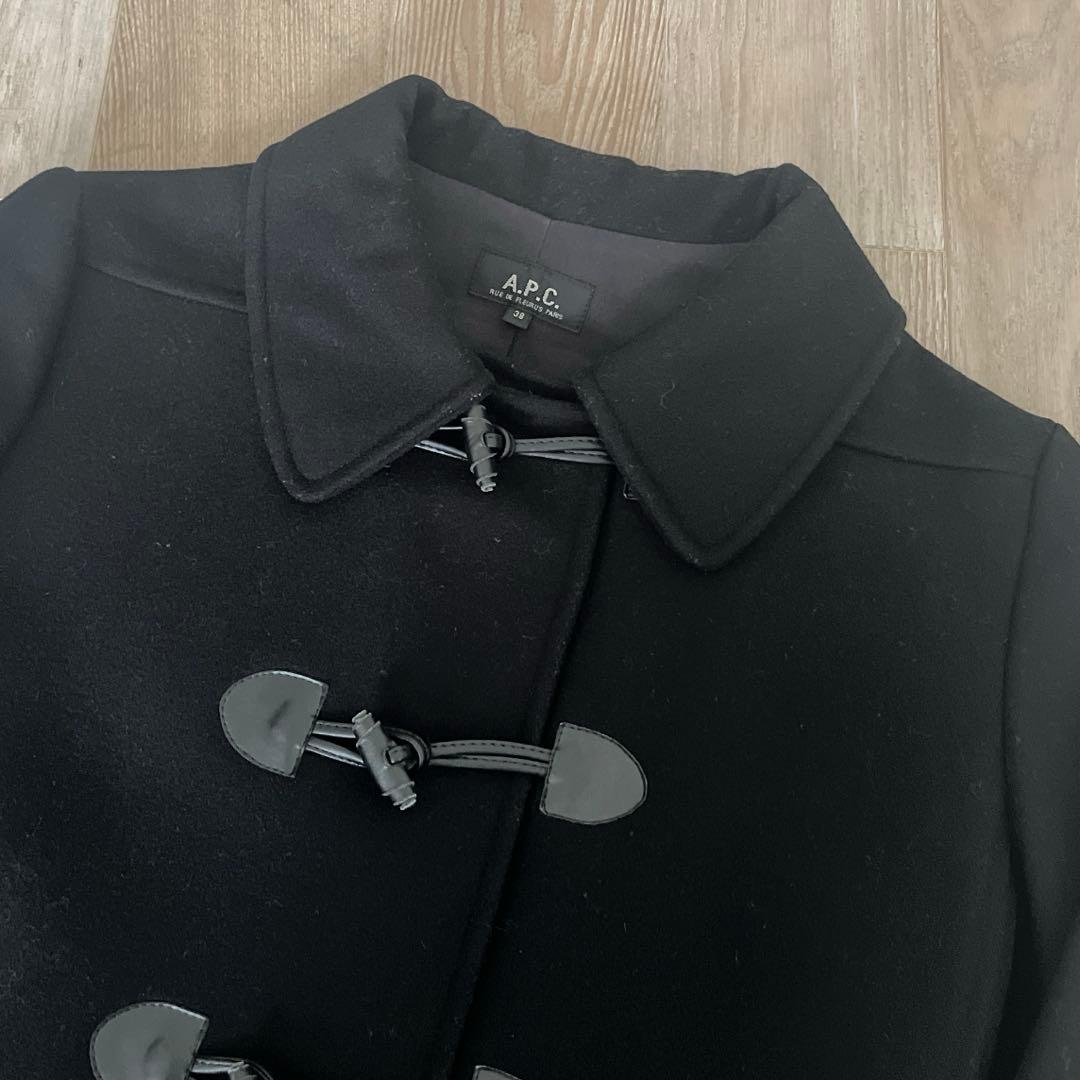 ★美品★A.P.C. アーペーセー フランス製 Aラインダッフルコート