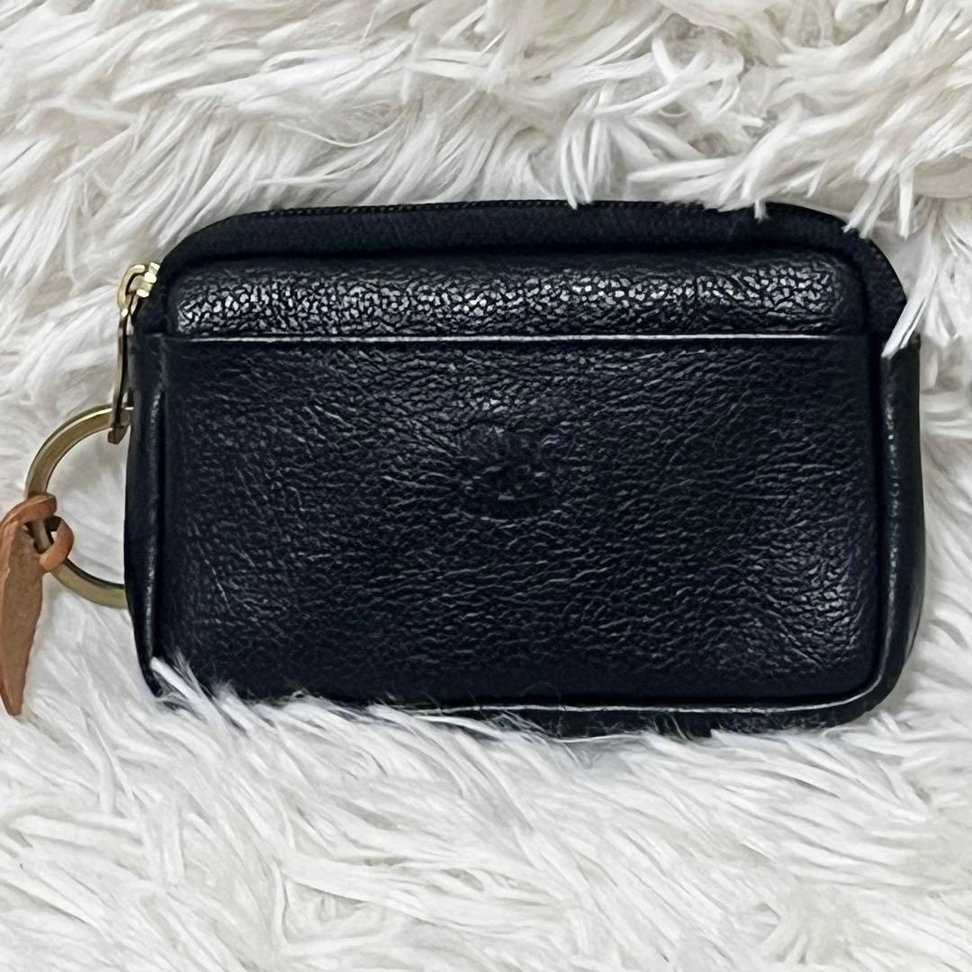 新品未使用✨イルビゾンテ ケース レザー 黒 保存袋 VACCHETTA