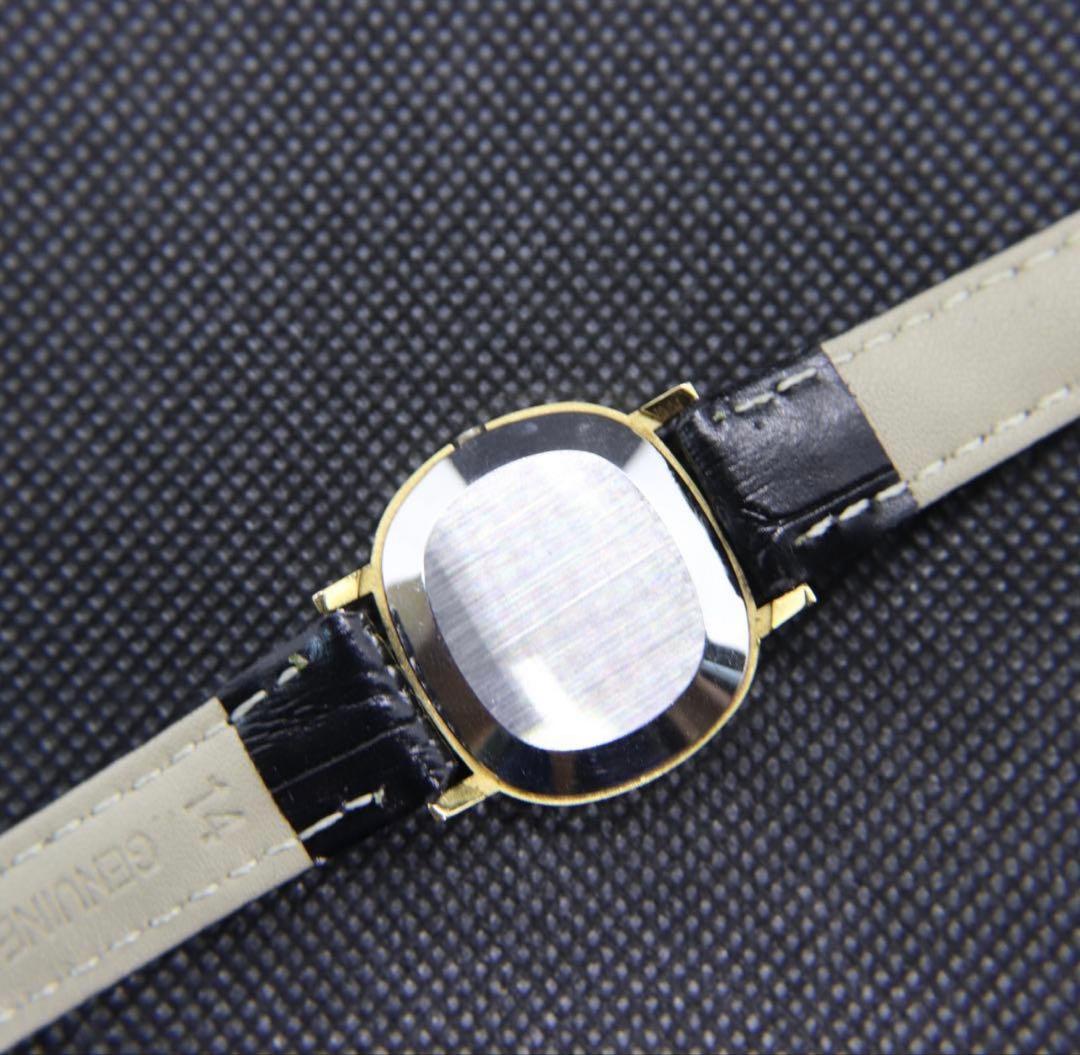 訳あり　オメガ　デヴィル　腕時計　レディース　クオーツ　金　ビンテージ　25ｍｍ