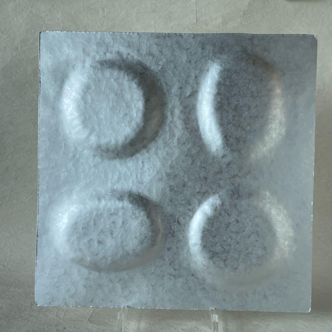 超激レア作品　人気作家　坂野友紀　 アルミプレート小皿四枚セット