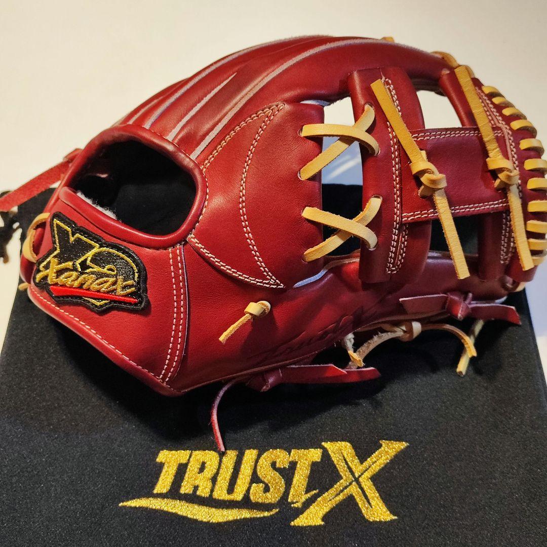 ザナックス　硬式グローブ　キップレザー　内野手用