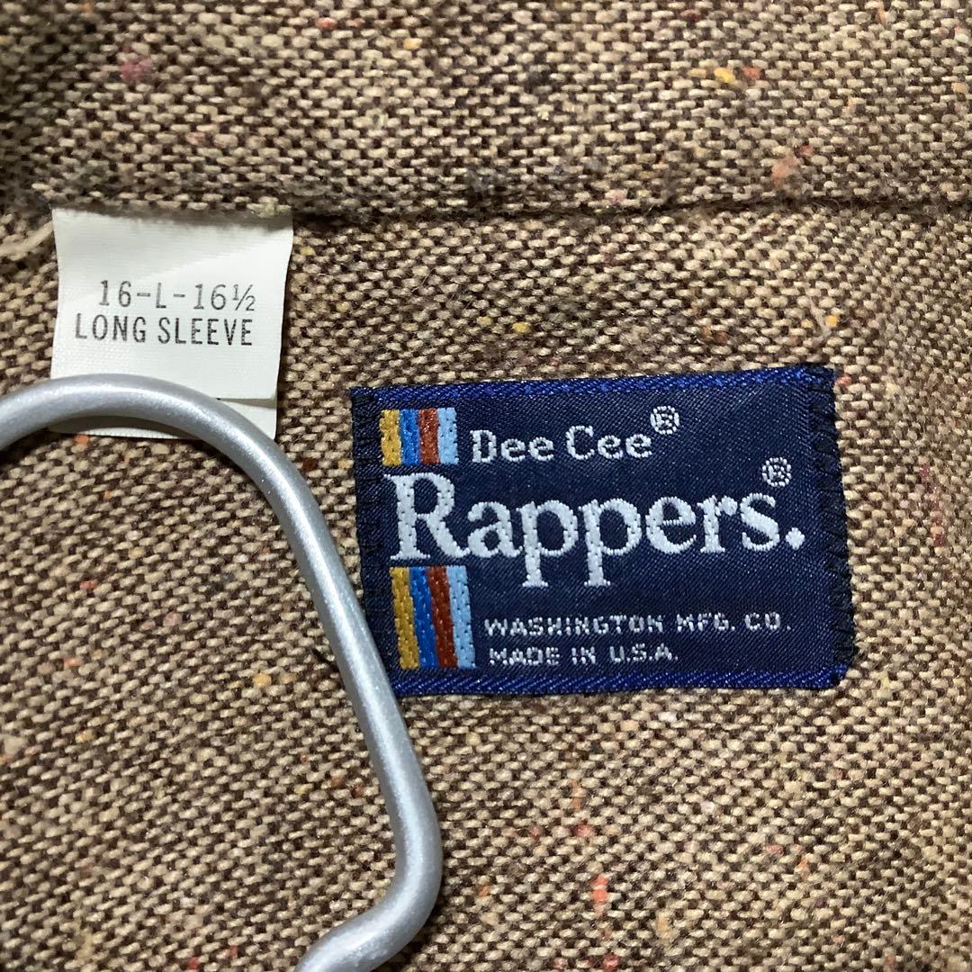 USA製 Dee Cee Rappers 長袖シャツ L ヴィンテージ アメカジ