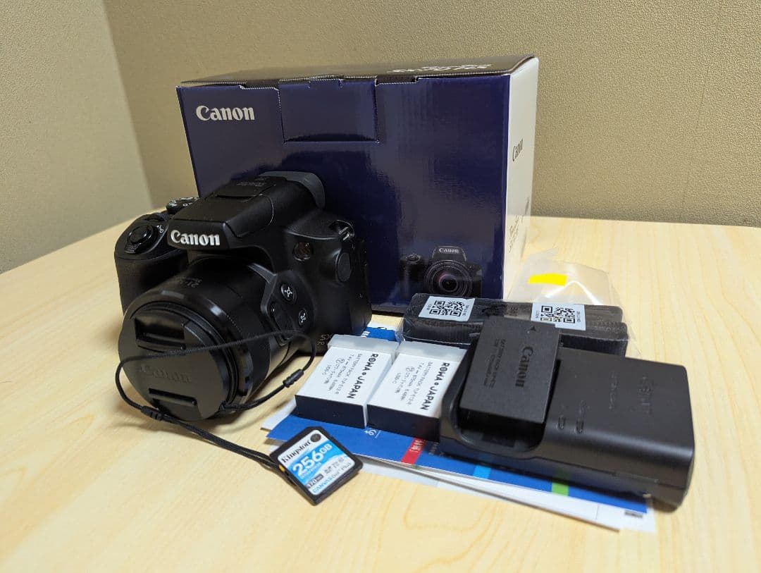 Canon PowerShot SX70HS 256GBカード バッテリー3個付