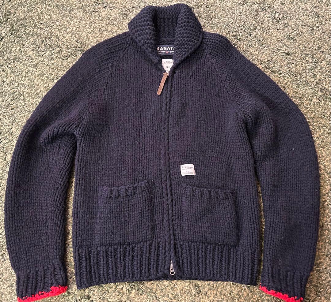 BEDWIN ×KANATA ベドウィン カウチンセーター M カナダ製