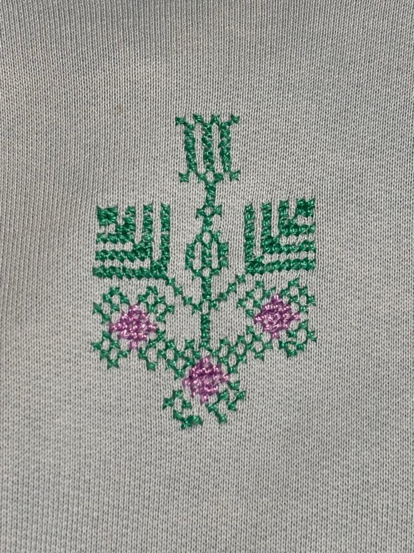 【希少】ADISH パレスチナ刺繍 パーカー \"Tatreez\" フェード L