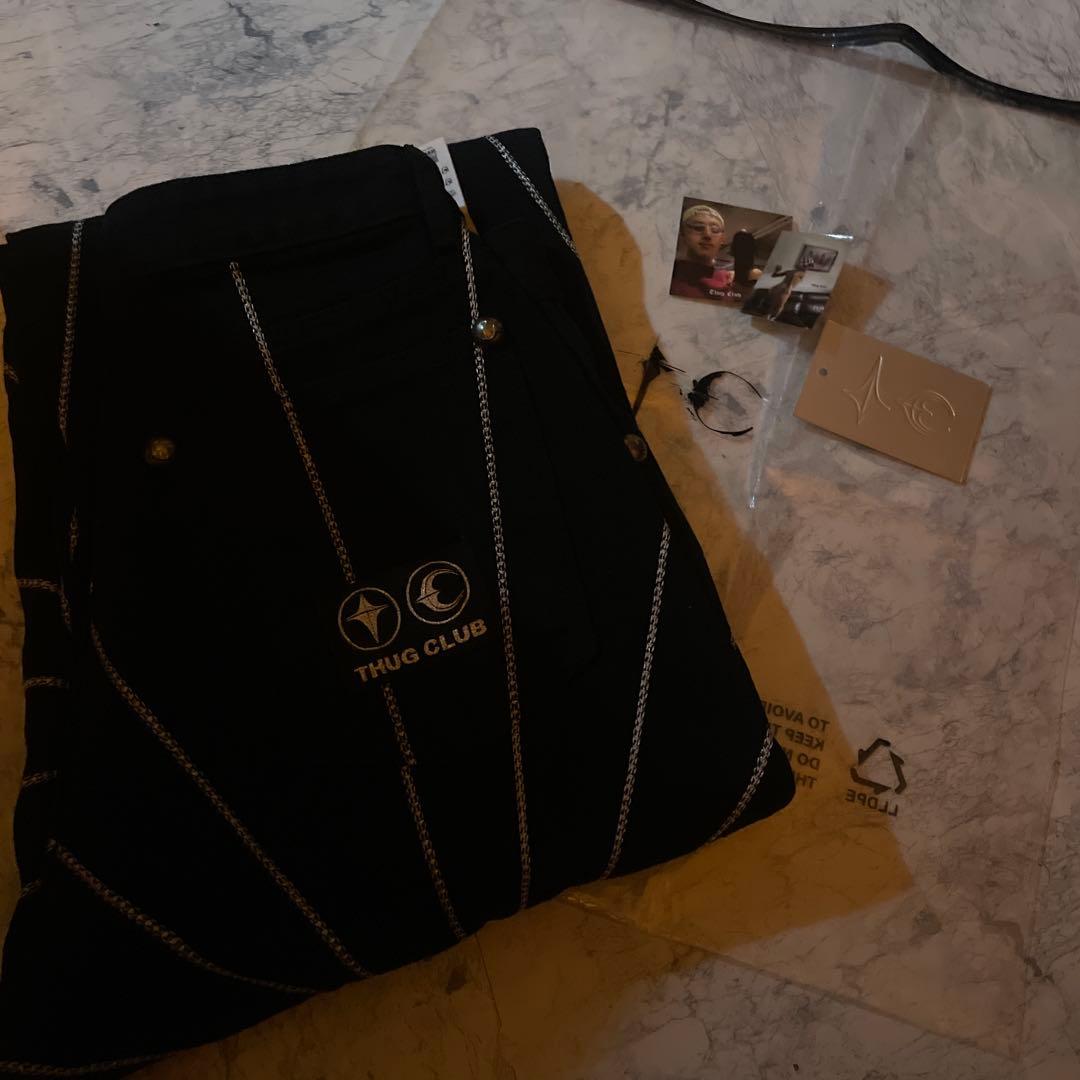 【確実正規品】THUG CLUB ブラックデニム