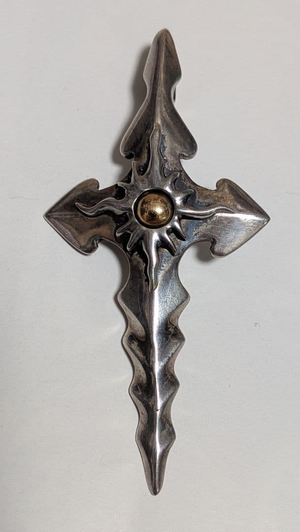 ペンダント　十字架　K10