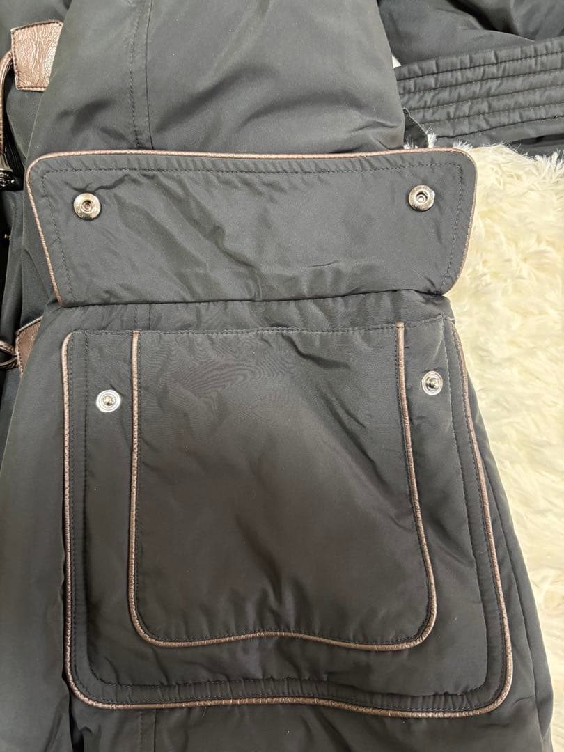 スキャパ　大きいサイズ　3wayロングダッフルダウンコート　フォックス　黒　46