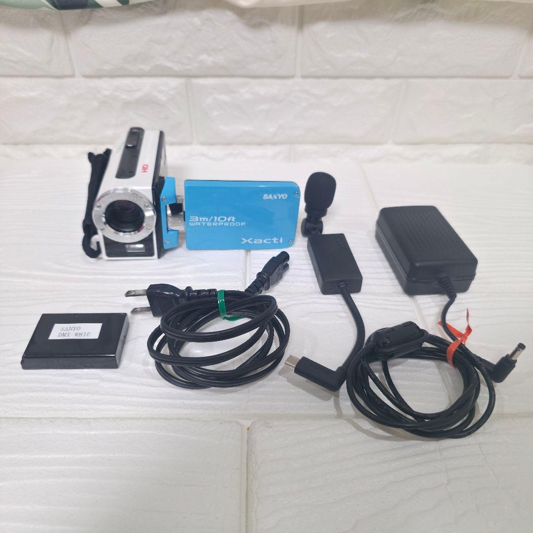 【動作確認ＯＫ】SANYO　Xacti　DMX-WH1E　防水　ハンディ【美品】