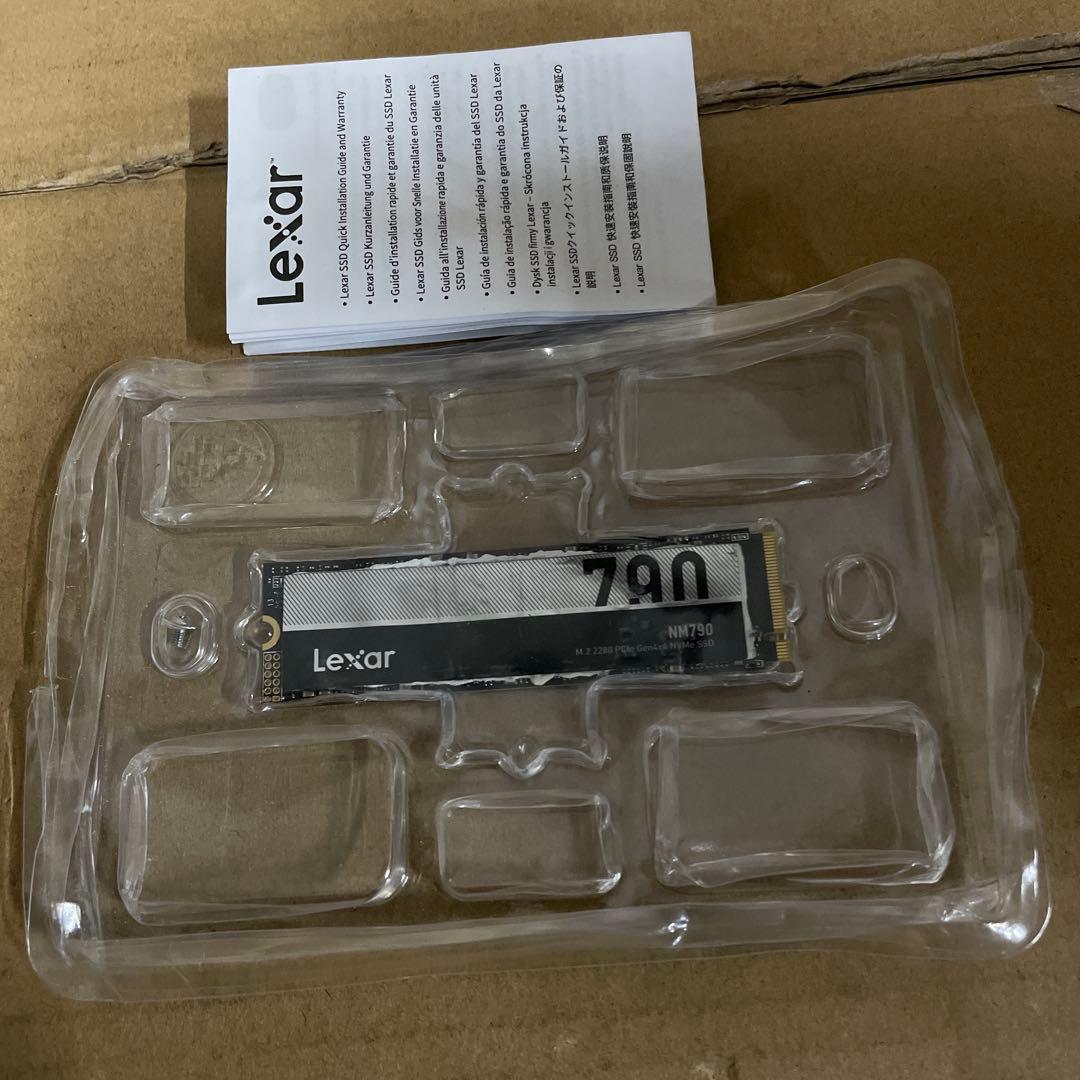 Lexar 4TB NM790 SSD PCIe Gen4 ジャンク品本体