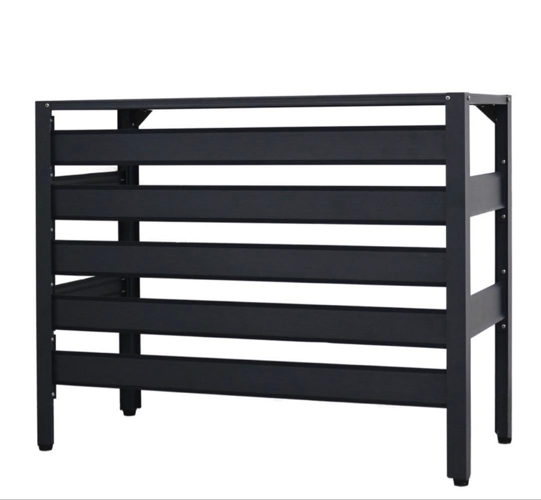 エアコン室外機カバー ブラック