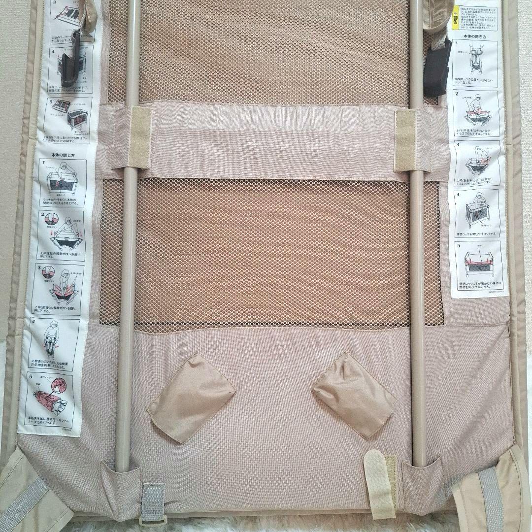 【美品】Aprica アップリカ ココネルエアー ベビーベッド ココア