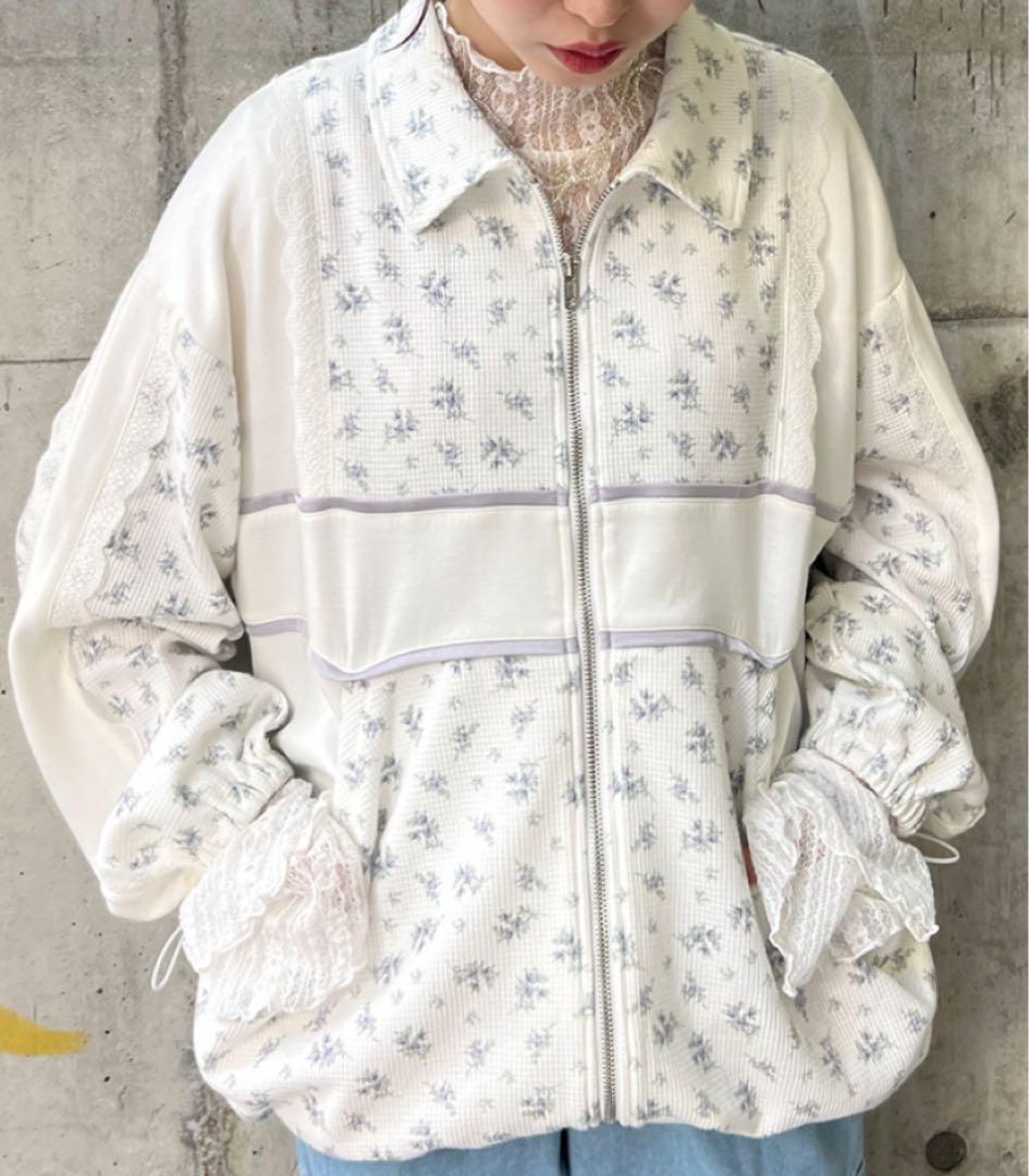 merry jenny flowerコンビトラックジャケット