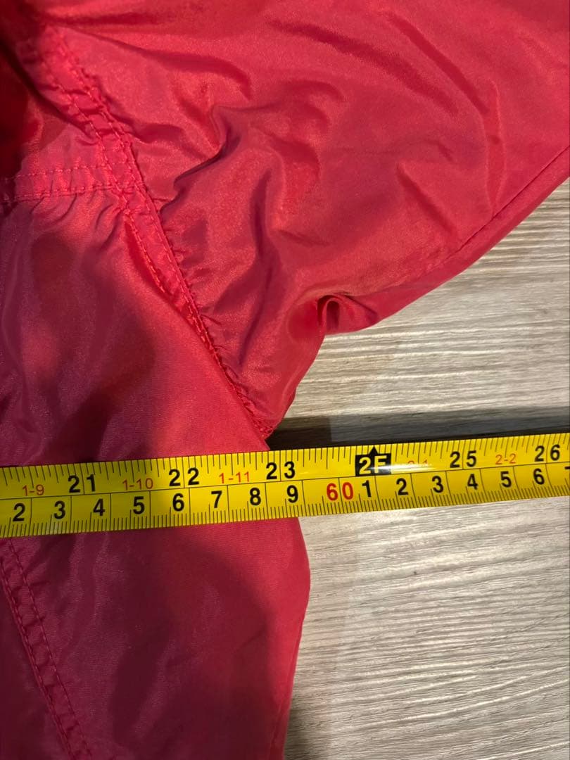 【USA製】Patagonia フリースライナー ナイロンジャケット レッド M