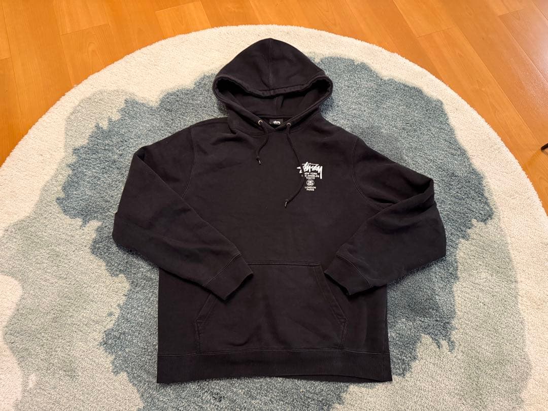 【価格変えません】Stüssy Stussyパーカー フード付き Mサイズ