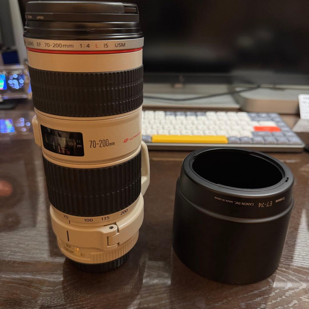 Canon EF 70-200mm f/4L IS USM ズームレンズ美品