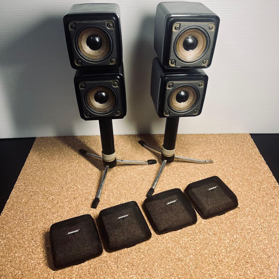 BOSEキューブスピーカーサテライトペア/501Z／専用スタンド2脚