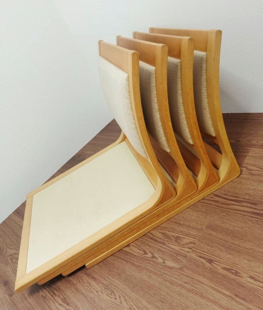 天童木工 テンドー Tendo 高級座椅子 4脚セット 曲げ木