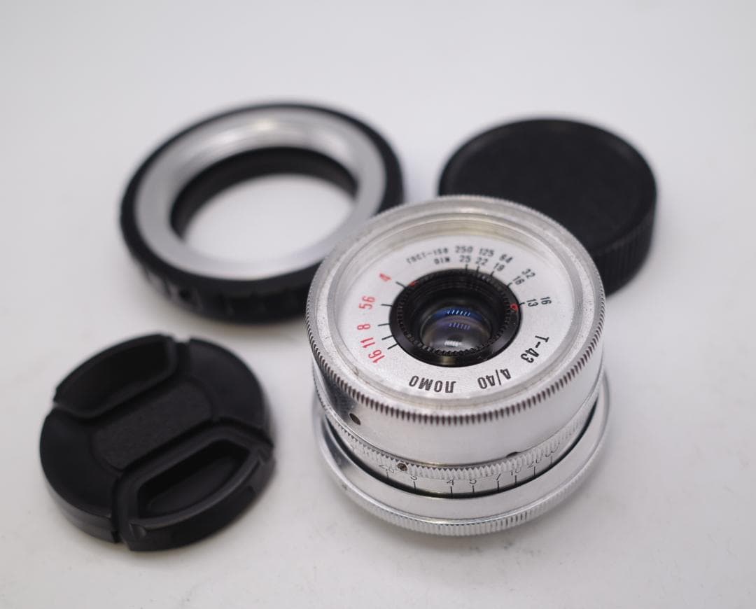 46　美品　ロモ　LOMO スメナ8 40mm F4.0 アダプター付 L39