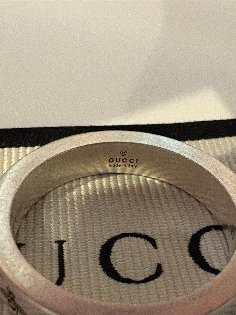 GUCCI ビーリング　silver925 20号