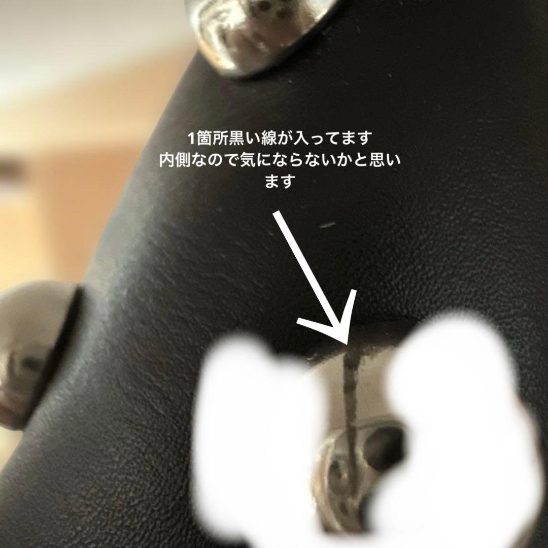 メゾンスペシャル スタッズ マルチファブリックパンプス 38