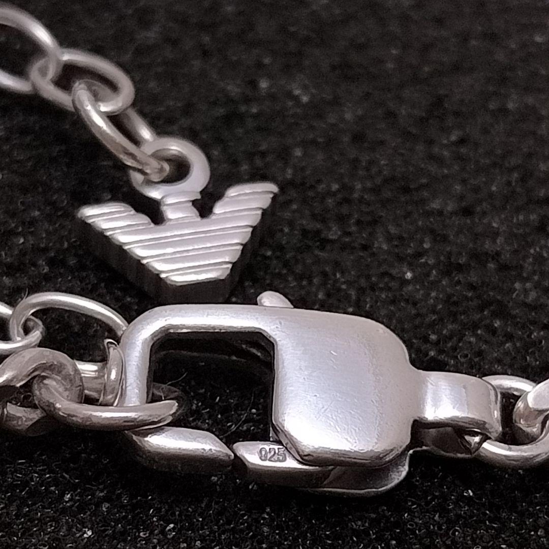 エンポリオ アルマーニ 喜平 ネックレス SV925 EA 50cm シルバー