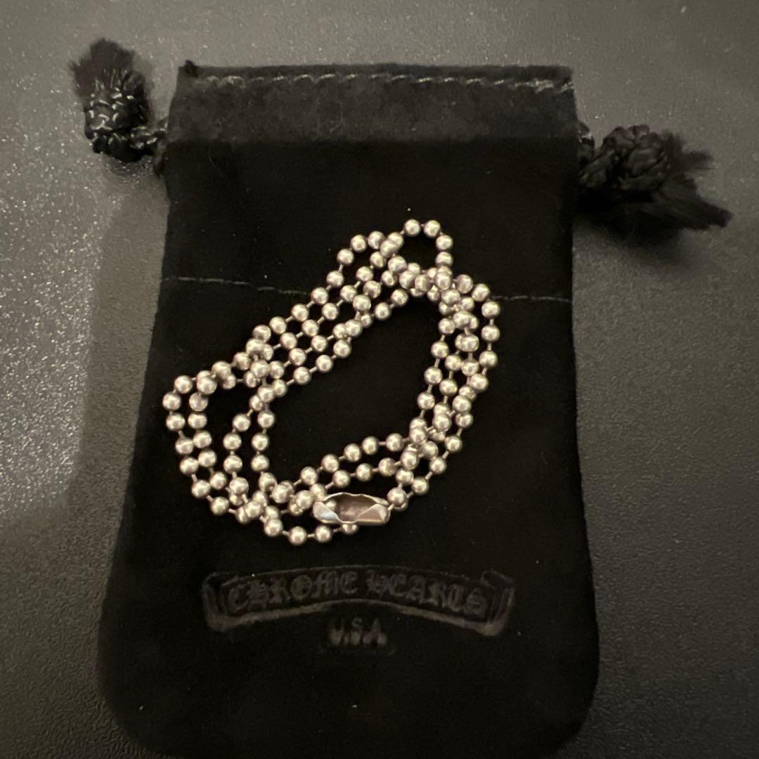 クロムハーツ純正ボールチェーン18インチ