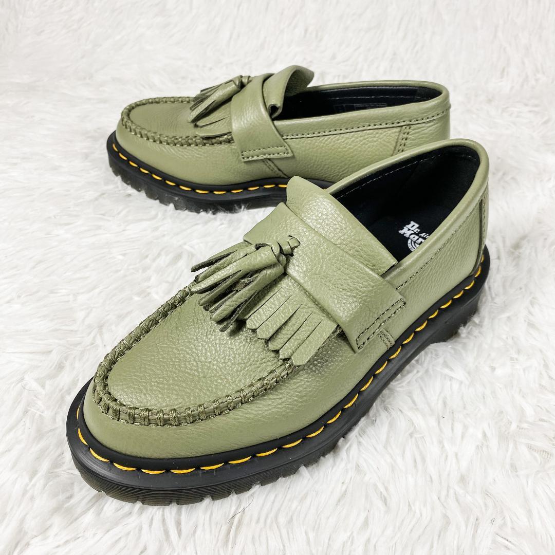【未使用】Dr.Martens エイドリアン タッセルローファー グリーン