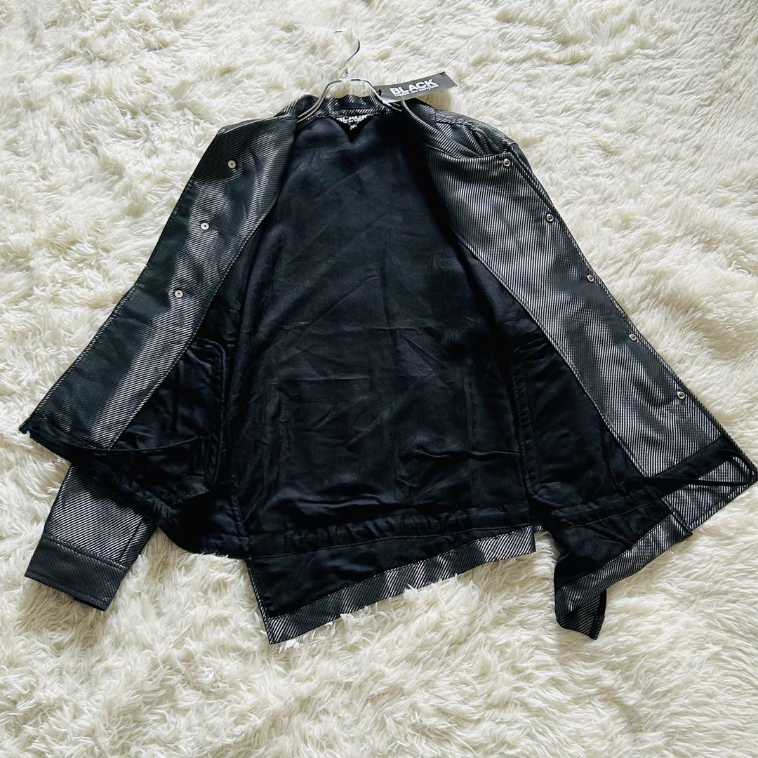 【極美品】22ss ブラック コムデ ギャルソン ねじれ コーチ ジャケット