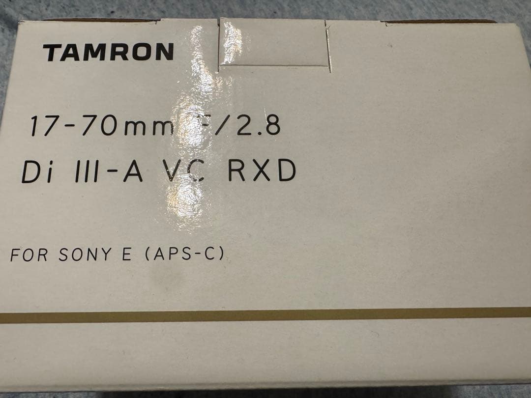 レンズ(ズーム) TAMRON 17-70mm F/2.8sony