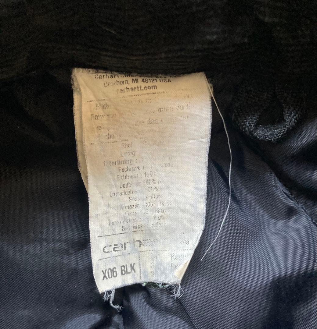 高*子様 Carhartt deck jacket ショート丈 ブラック EXT