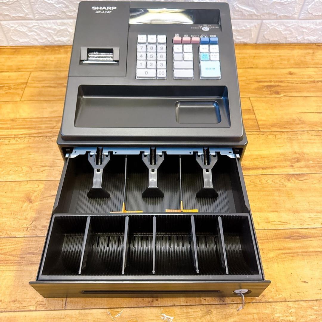 SHARP シャープ レジスター XE-A147 ブラック 電子レジスター