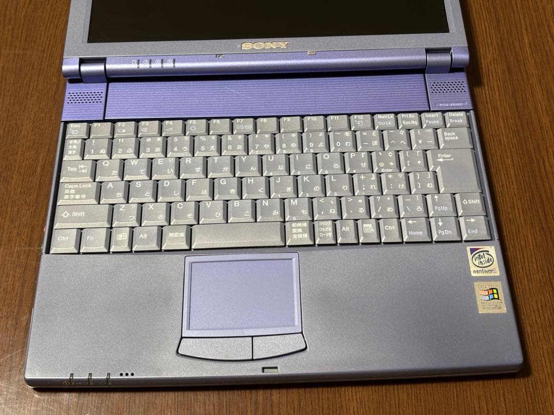 SONY VAIO PCG-Z505D ジャンク扱い Windows 98