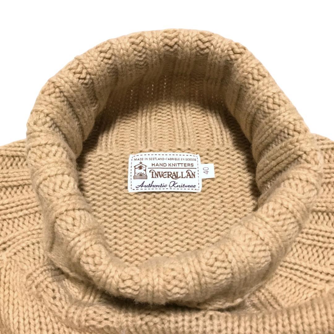 英国製 INVERALLAN インバーアラン タートルネックセーター XL