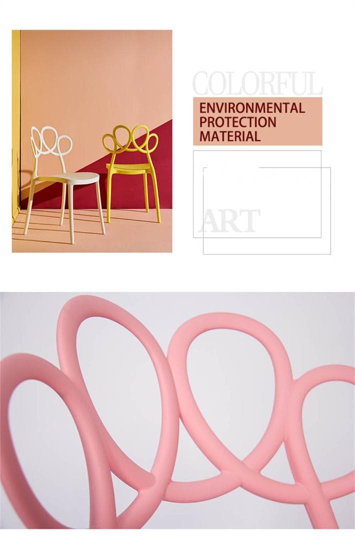 在庫一掃新品未使用ダイニングチェア 椅子4脚セット（黒・ピンク・ホワイト選択可)