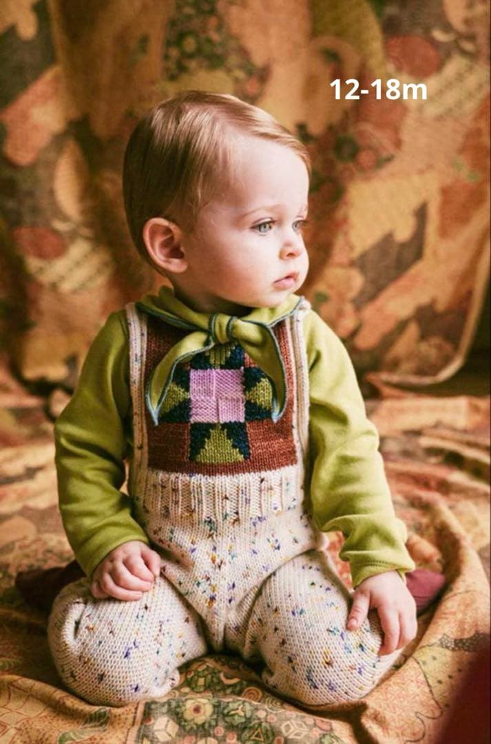 ロンパース・カバーオール Nova Quilt Overall Iris Confetti 12-18m