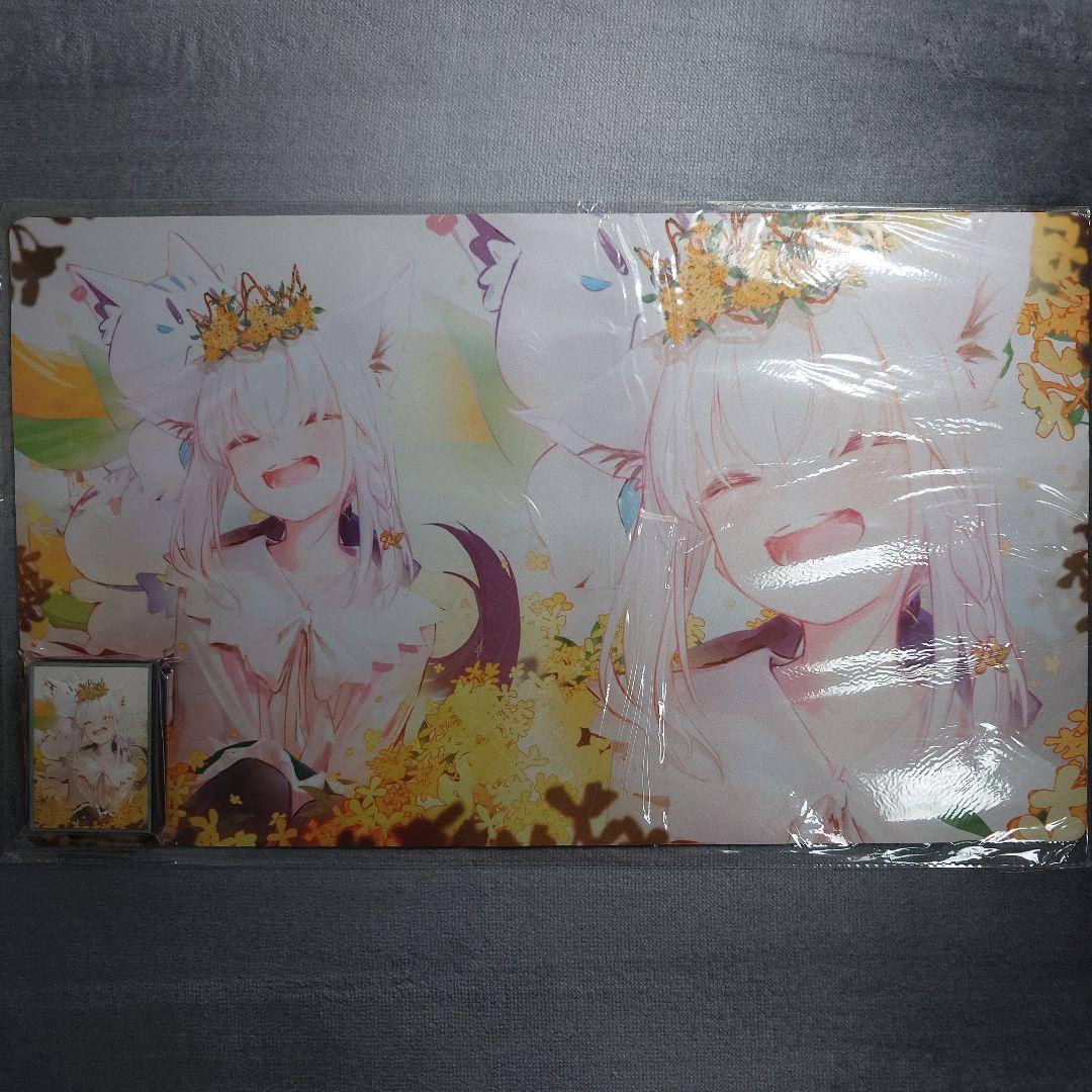 α1 ホロライブ すこん部&花畑で遊ぶ 白上フブキ スリーブ&プレイマット