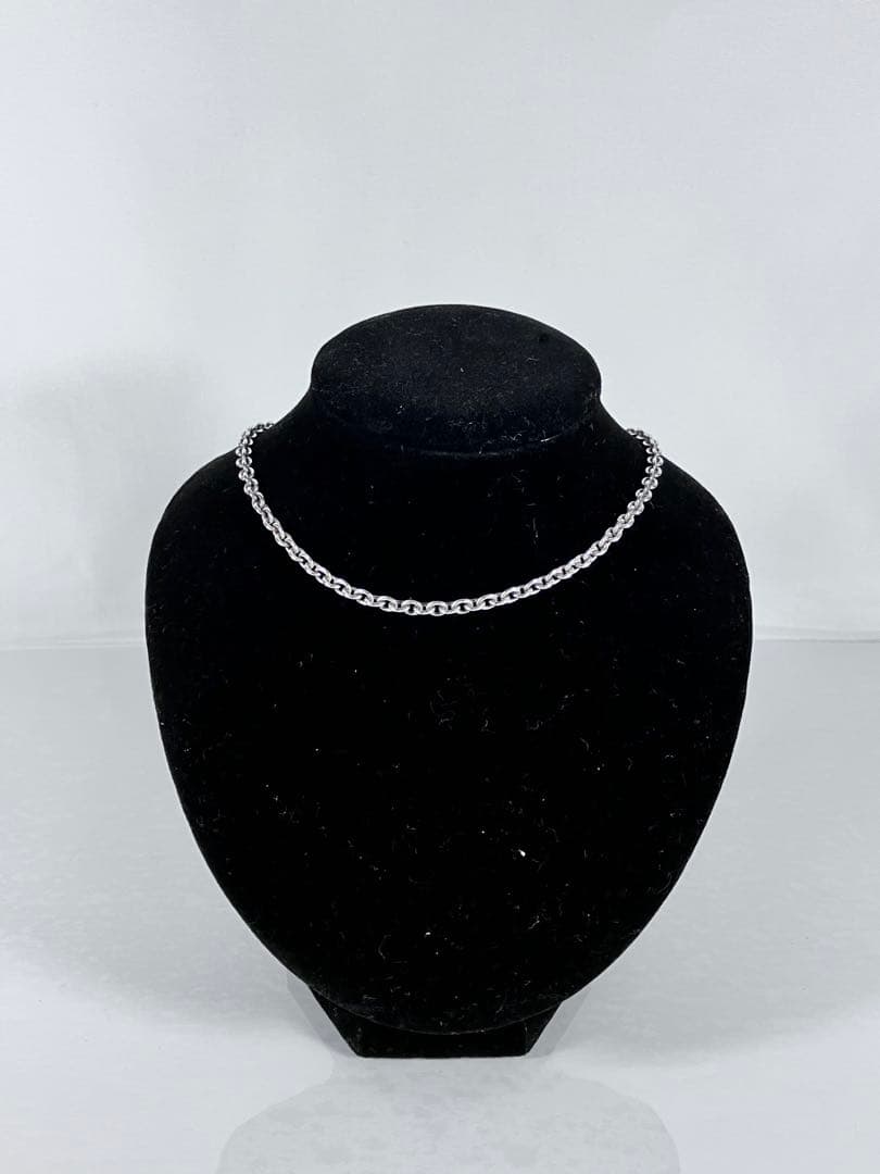 【超美品】GUCCIオーバル チェーン ネックレス 男女兼用 シルバー925