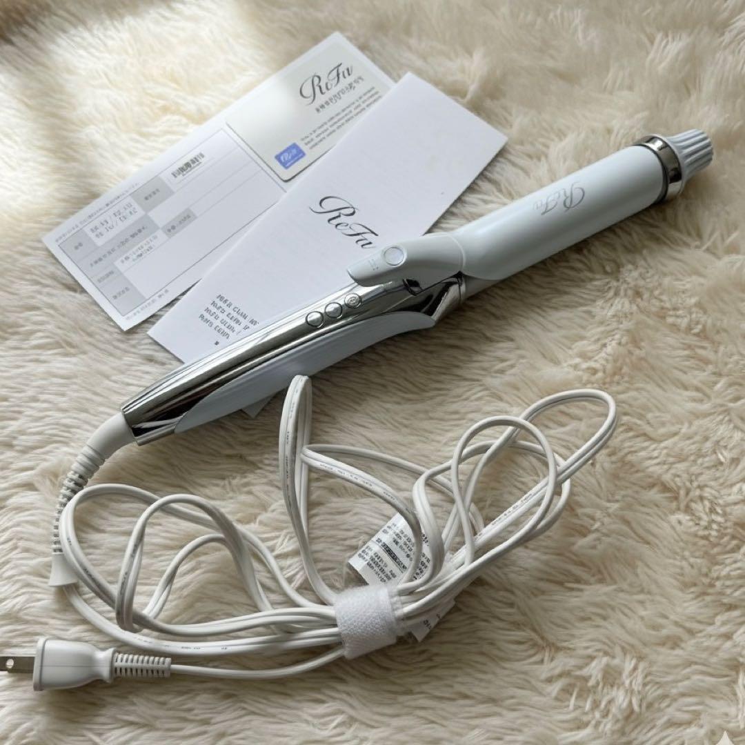 【美品】ReFa BEAUTECHへ CURL IRON 32mm 白 コテ