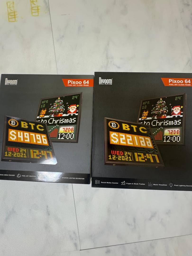 Divoom Pixoo 64 デジタルフレーム64*64　２個セット