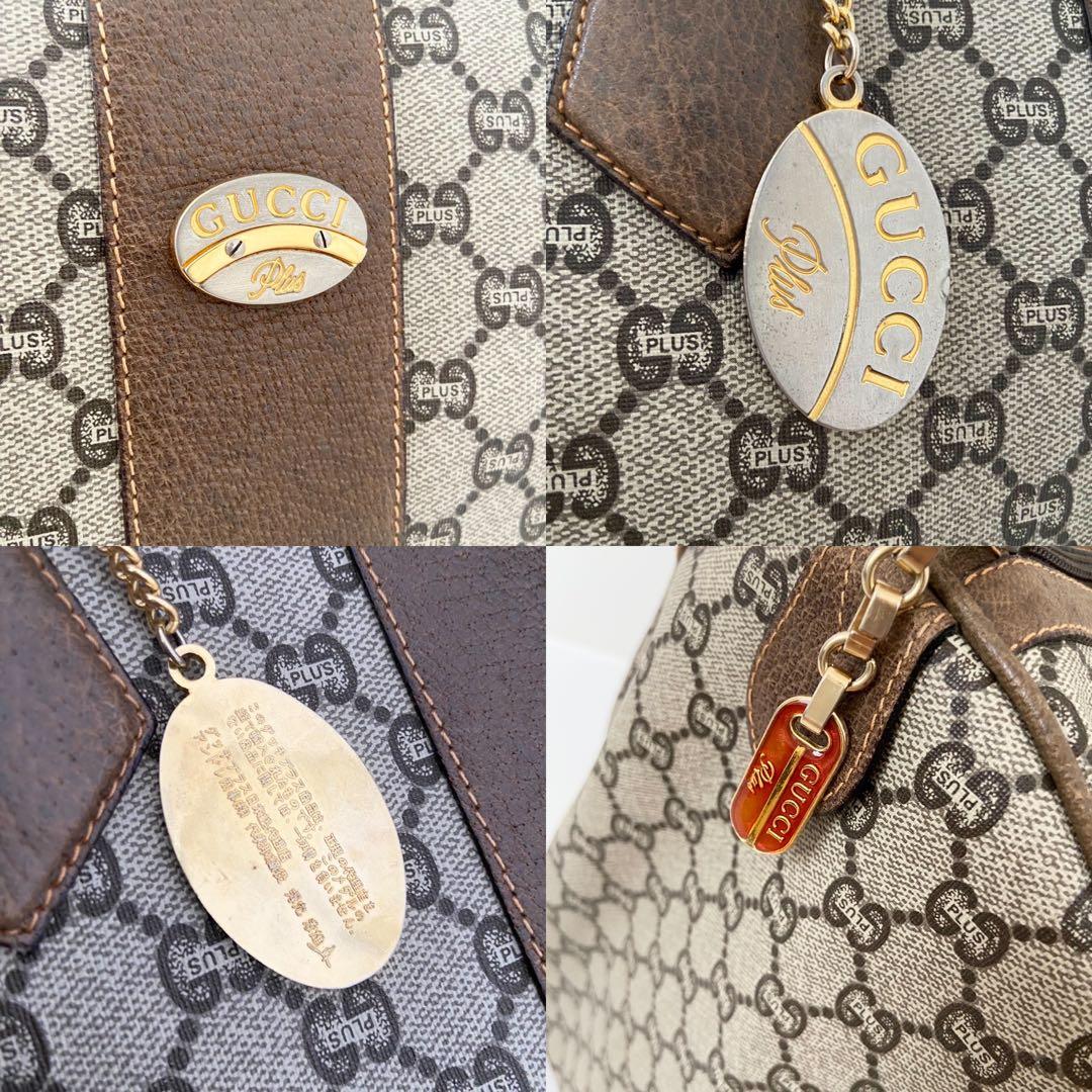 【希少】GUCCI オールドグッチ グッチプラス ボストンバッグ GGスプリーム