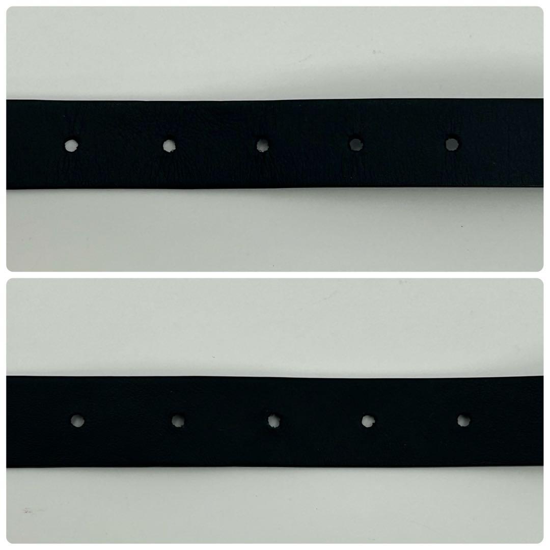 M*o様 未使用級✨ボッテガヴェネタ ベルト トライアングル ゴールド ブラック