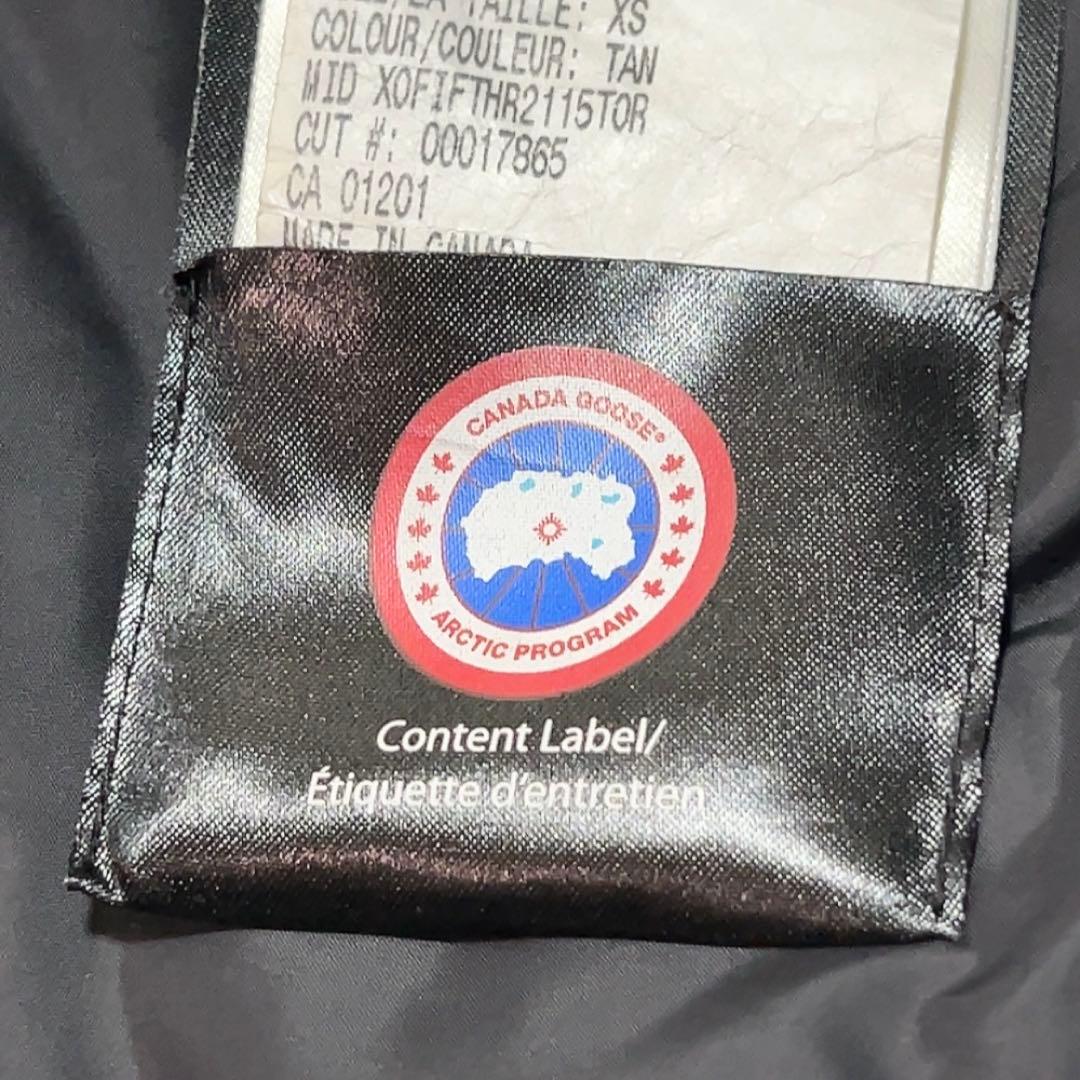 極美品✨ カナダグース ブロンテ ロング ファー ベージュ XS レディース