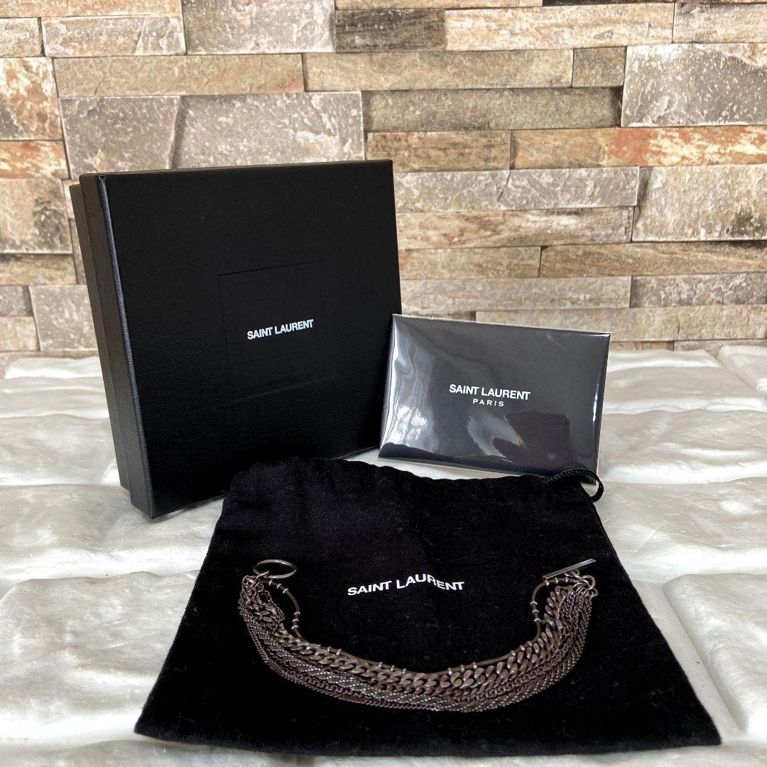 【完売モデル】SAINT LAURENT　マルチチェーンブレスレット