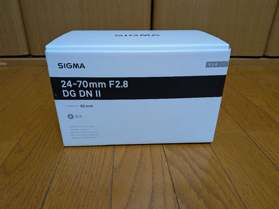 SIGMA 24-70mm F2.8 DG DN II ART Lマウント