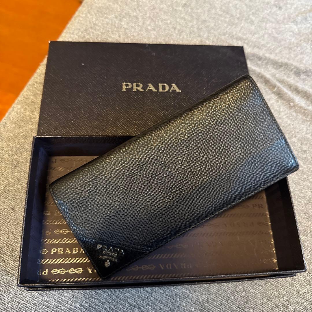 PRADA 財布 長財布 メンズ