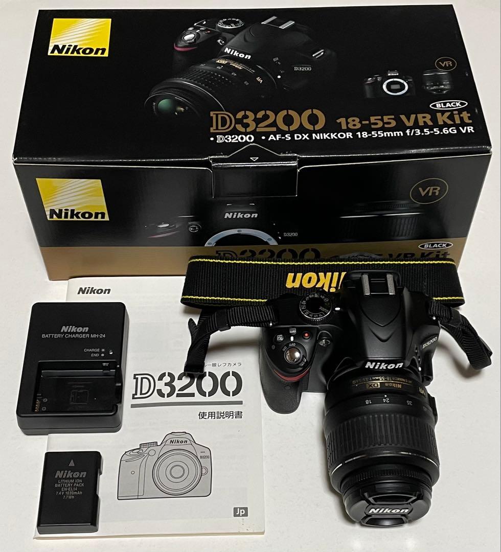 Nikon 一眼レフカメラ D3200 18-55 VR Kit 【中古品】