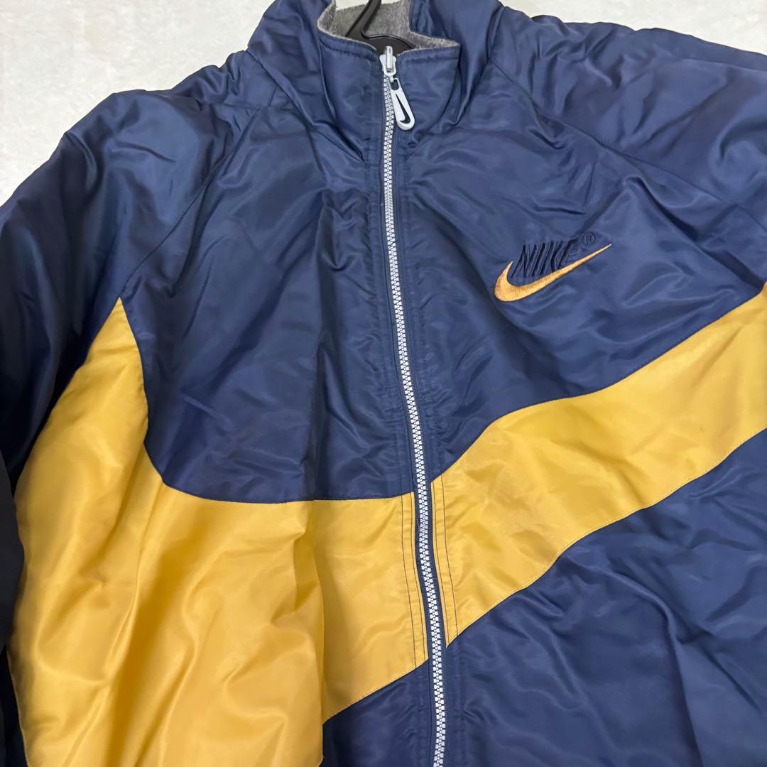 90s 美品　NIKE ビッグスウッシュ　 リバーシブル　フリースジャケット